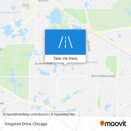 Mapa de Kingston Drive
