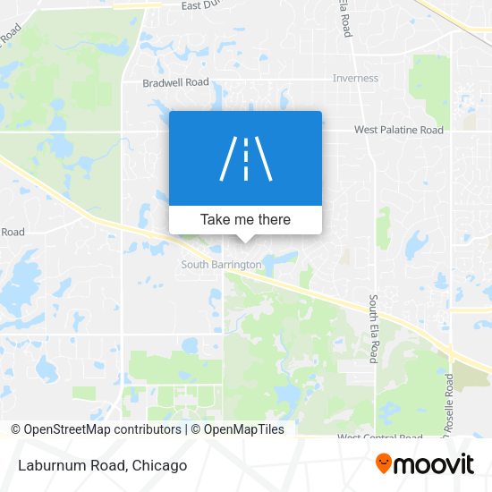 Mapa de Laburnum Road