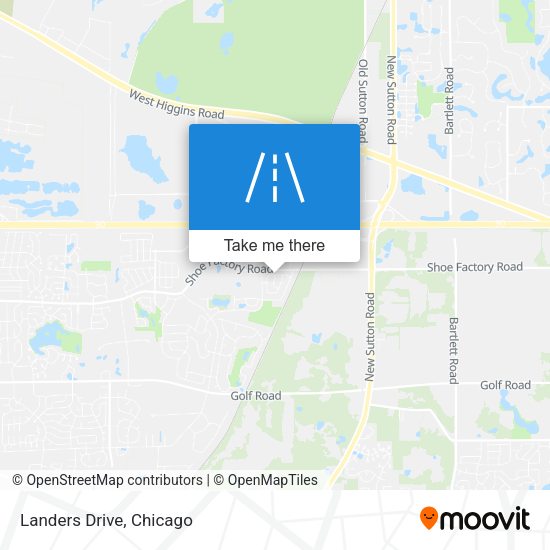 Mapa de Landers Drive