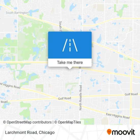 Mapa de Larchmont Road