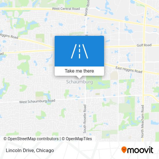 Mapa de Lincoln Drive