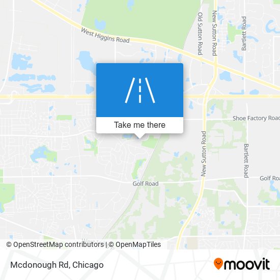 Mcdonough Rd map