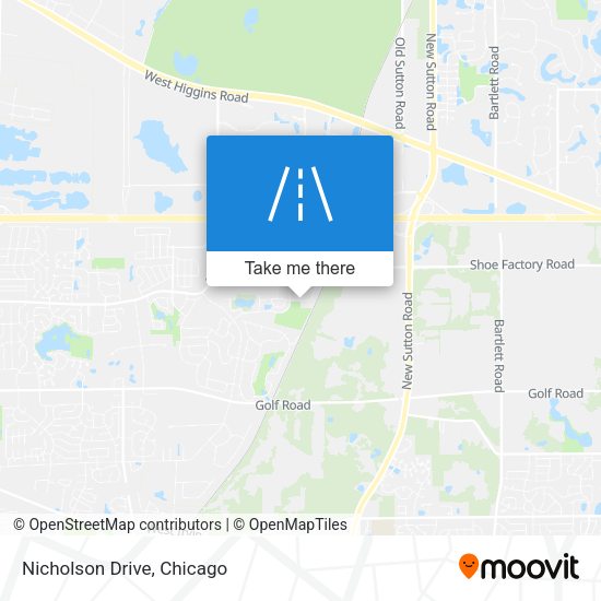 Mapa de Nicholson Drive