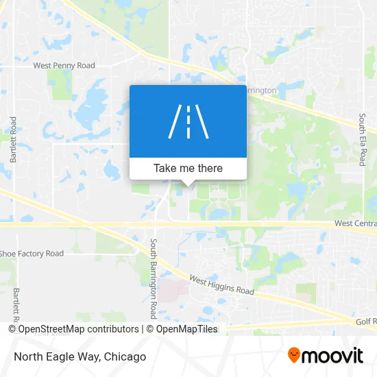 North Eagle Way map