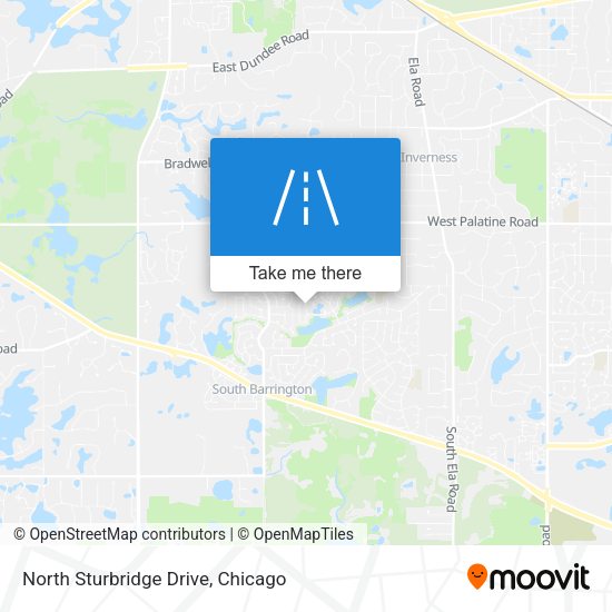 North Sturbridge Drive map