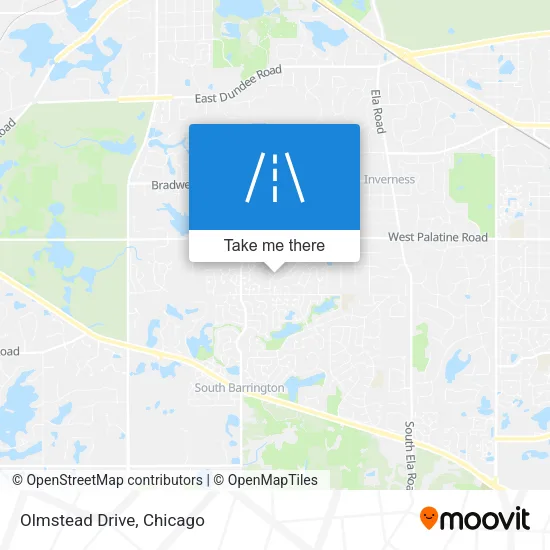 Olmstead Drive map