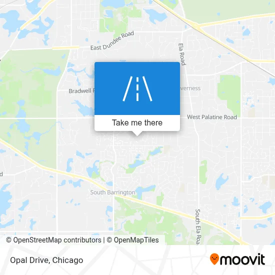 Opal Drive map