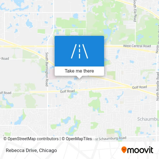 Rebecca Drive map