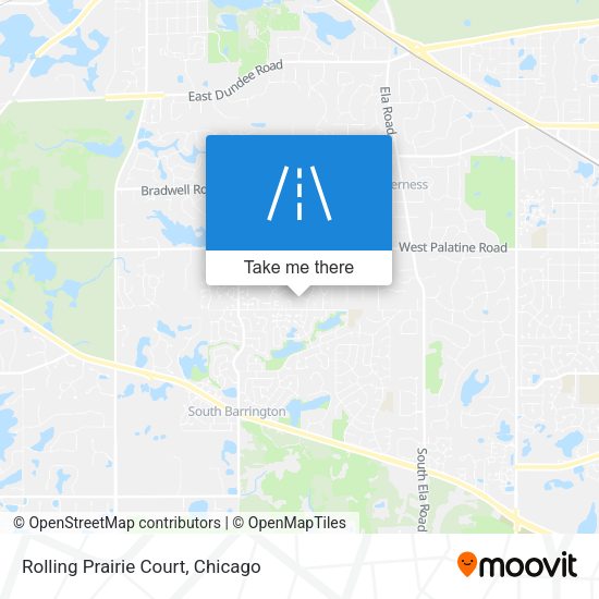 Rolling Prairie Court map
