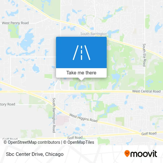 Sbc Center Drive map