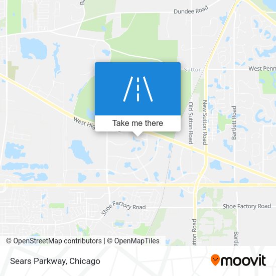 Mapa de Sears Parkway