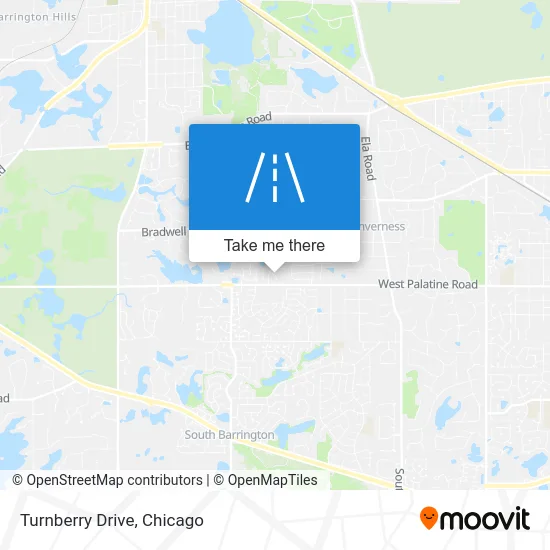Turnberry Drive map