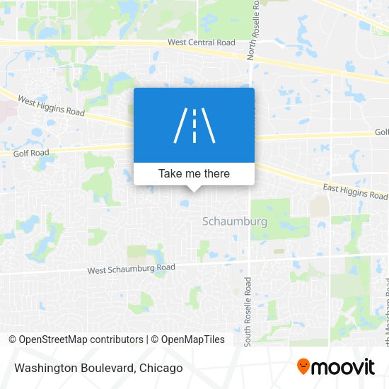 Mapa de Washington Boulevard