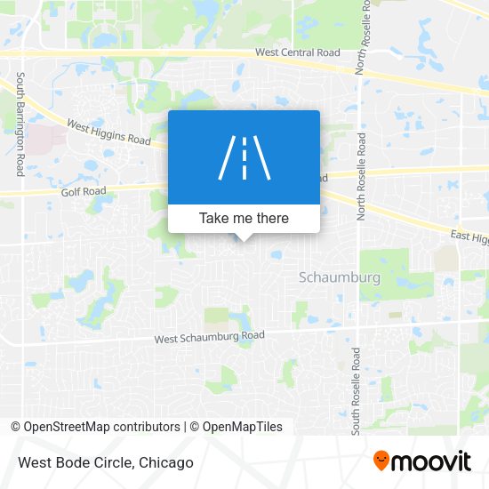 Mapa de West Bode Circle