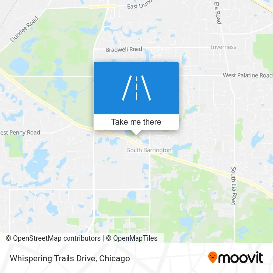 Whispering Trails Drive map