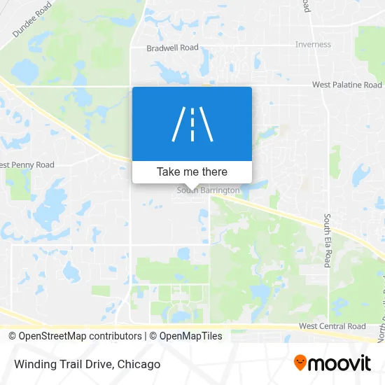 Winding Trail Drive map