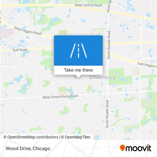 Wood Drive map