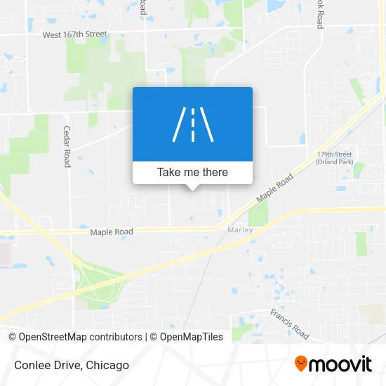 Conlee Drive map