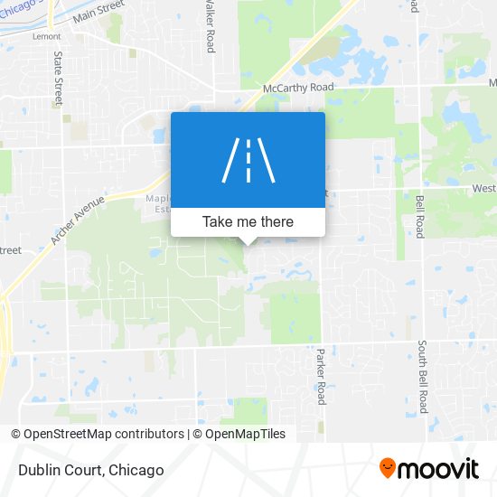 Mapa de Dublin Court