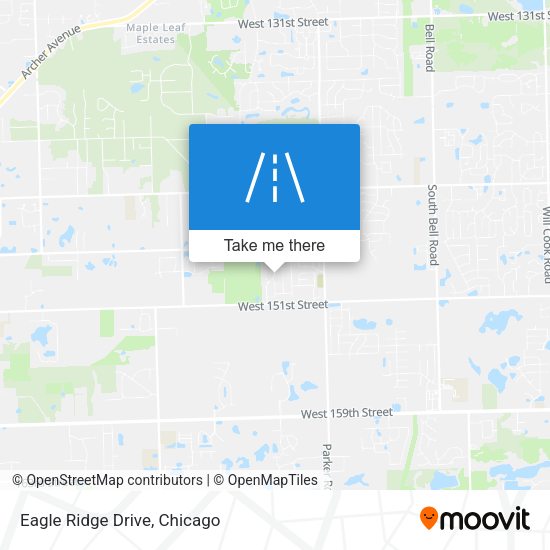Mapa de Eagle Ridge Drive