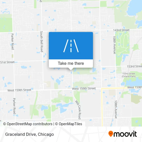 Graceland Drive map