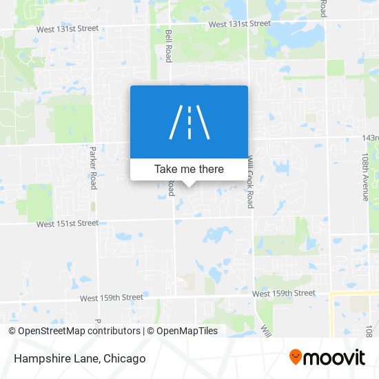 Hampshire Lane map