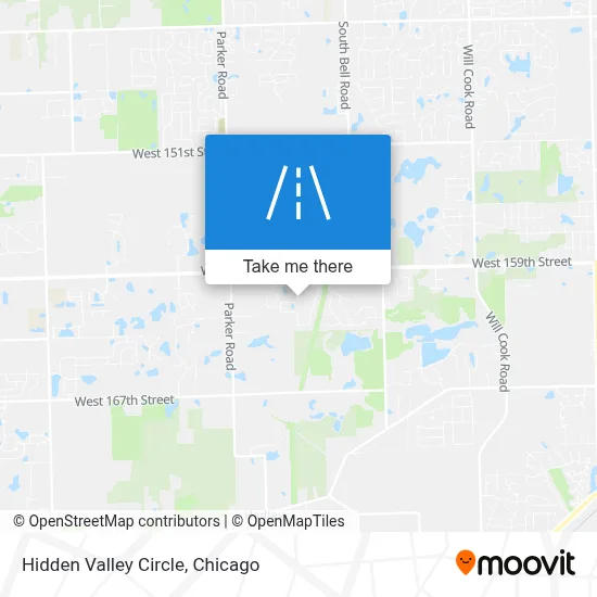 Hidden Valley Circle map