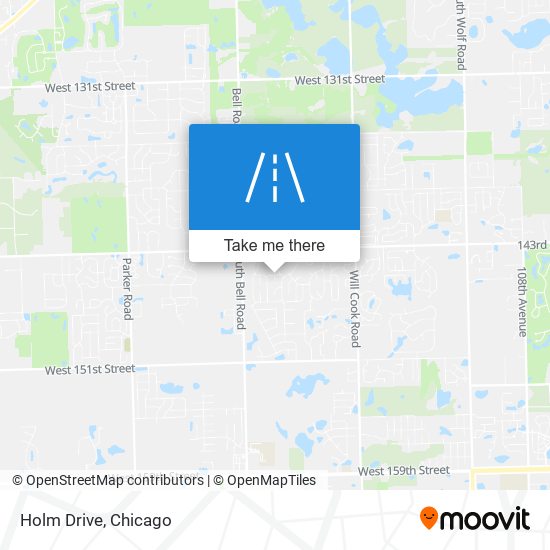 Mapa de Holm Drive
