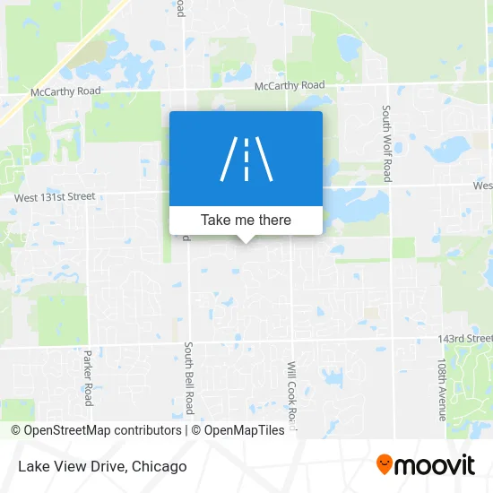 Lake View Drive map
