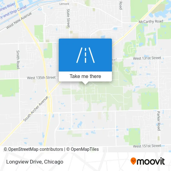 Longview Drive map