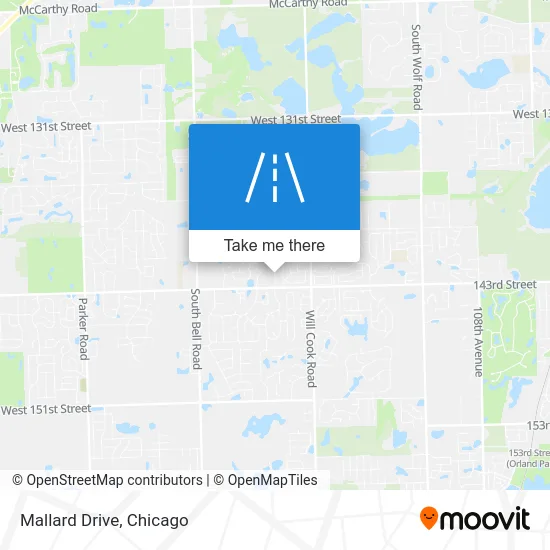 Mallard Drive map