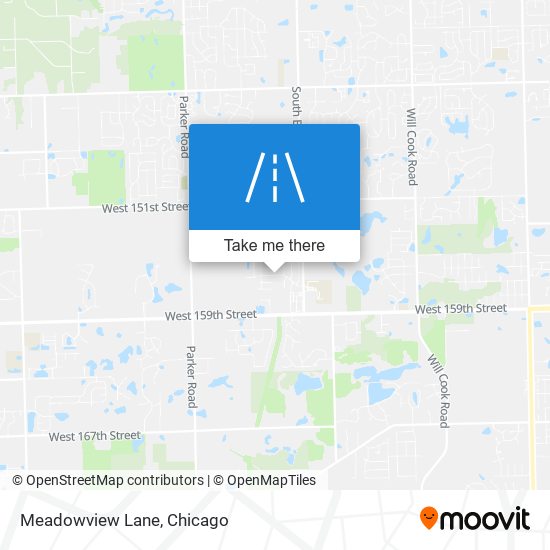 Meadowview Lane map