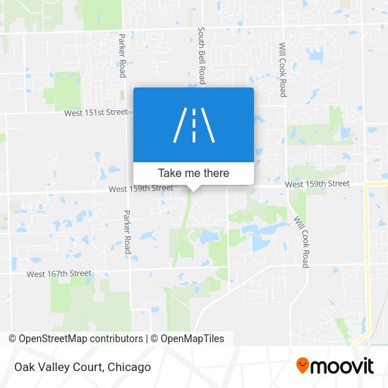 Mapa de Oak Valley Court