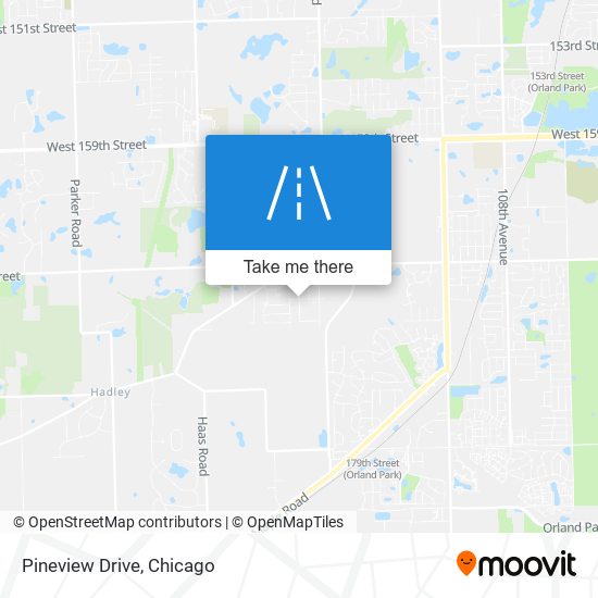 Pineview Drive map