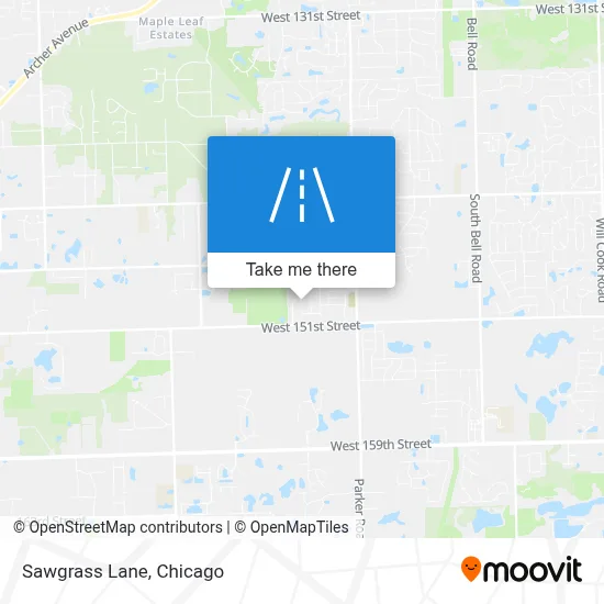 Sawgrass Lane map