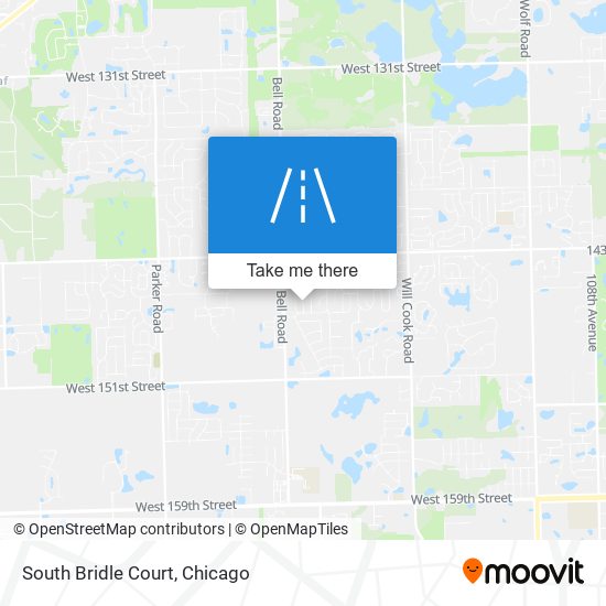 Mapa de South Bridle Court
