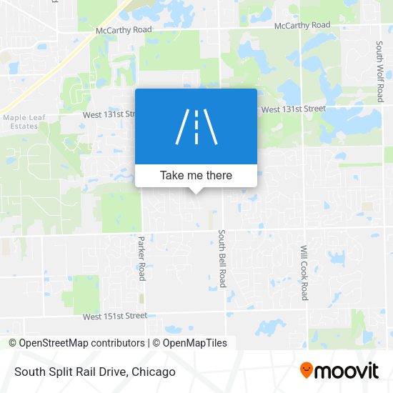 Mapa de South Split Rail Drive