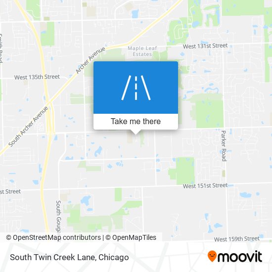 Mapa de South Twin Creek Lane