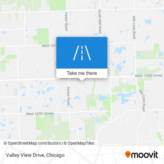 Valley View Drive map