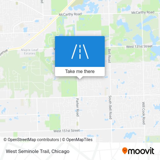 Mapa de West Seminole Trail