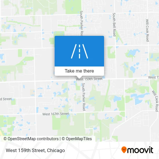 West 159th Street map