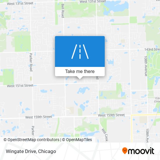 Wingate Drive map