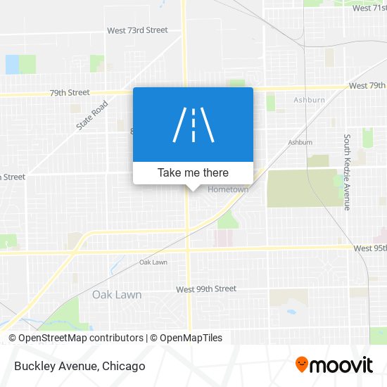 Buckley Avenue map