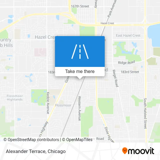 Alexander Terrace map