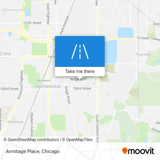 Armitage Place map