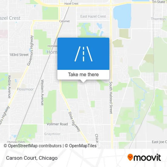 Carson Court map