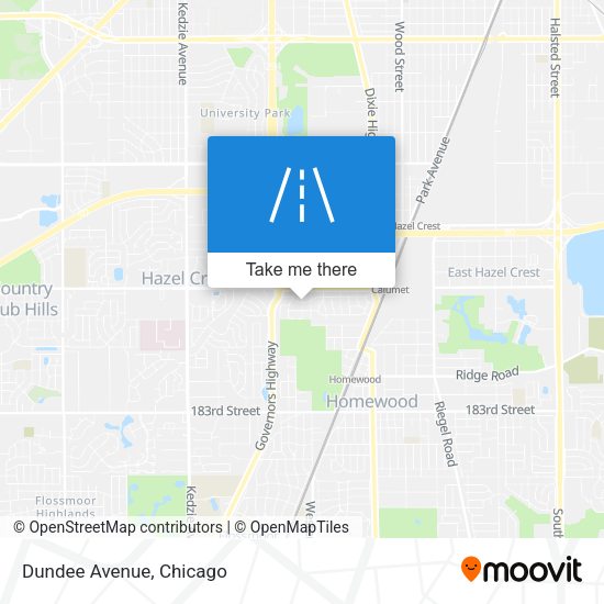 Mapa de Dundee Avenue