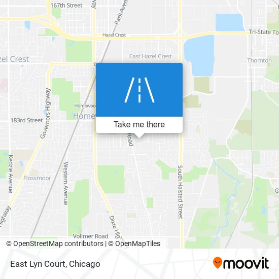 East Lyn Court map