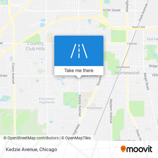 Kedzie Avenue map