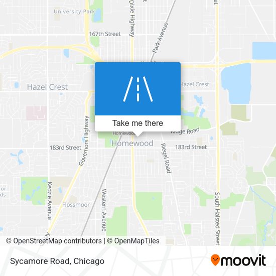 Mapa de Sycamore Road